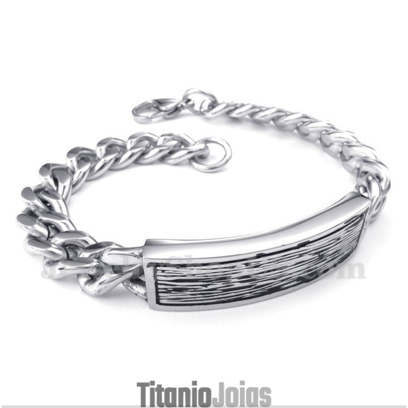 Pulseira Masculina De Titânio Fundido Pulseira Masculina De Titânio Fundido