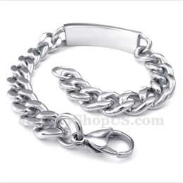 Pulseira Masculina De Titânio Fundido