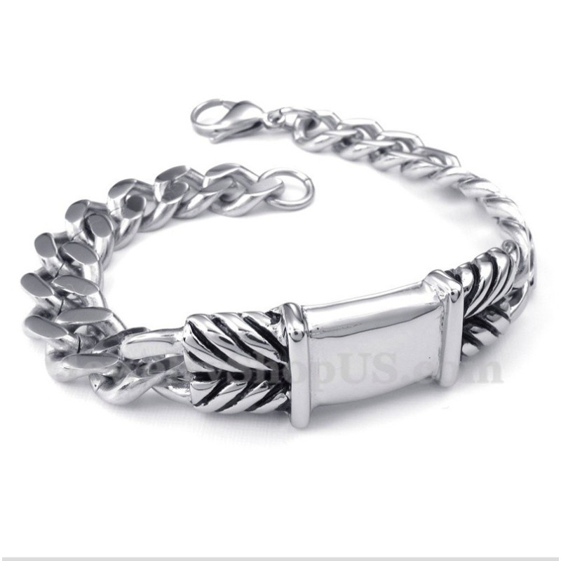 Pulseira Masculina De Titânio Fundido Pulseira Masculina De Titânio Fundido