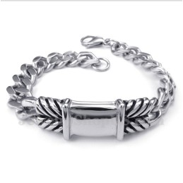 Pulseira Masculina De Titânio Fundido