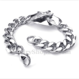 Pulseira Masculina De Titânio Fundido