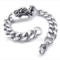 Pulseira Masculina De Titânio Fundido