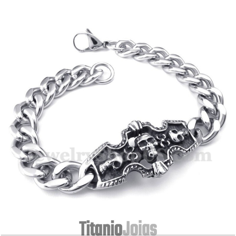 Pulseira Masculina De Titânio Fundido Pulseira Masculina De Titânio Fundido