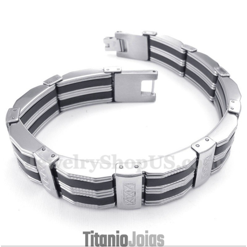 Pulseira De Titânio Masculina