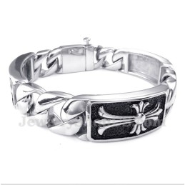 Pulseira Masculina De Titânio Fundido