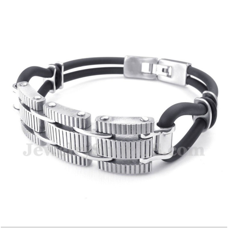 Pulseira De Borracha De Titânio Masculina Pulseira De Borracha De Titânio Masculina