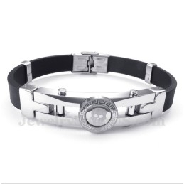 Pulseira De Borracha De Titânio Masculina