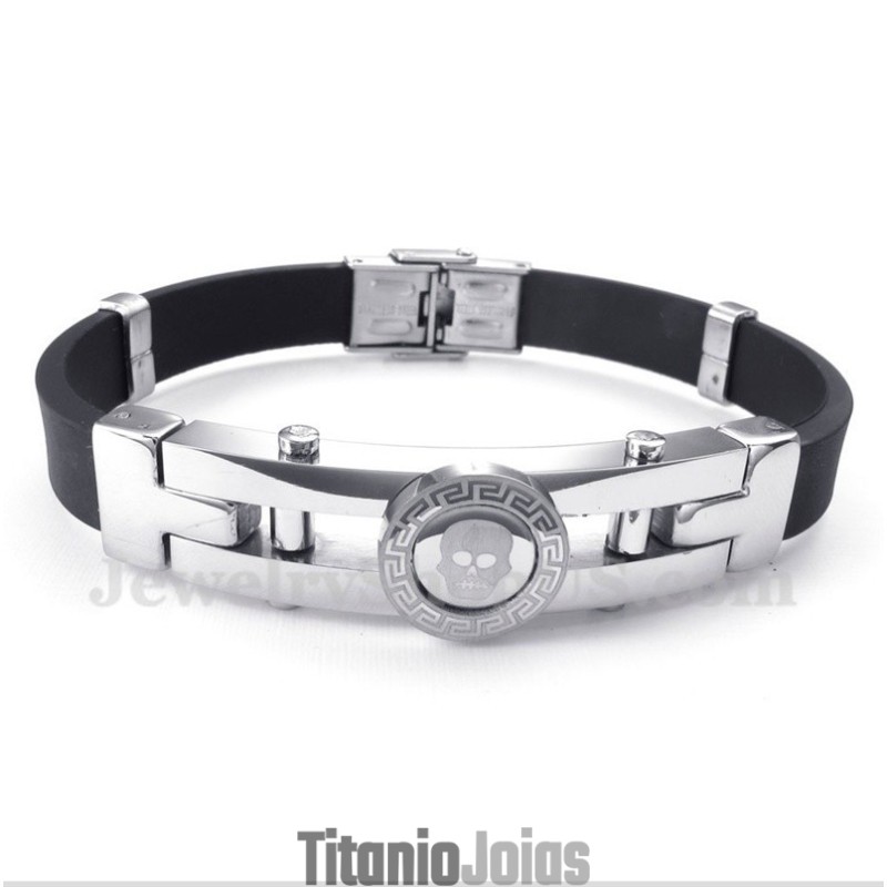 Pulseira De Borracha De Titânio Masculina Pulseira De Borracha De Titânio Masculina