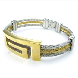 Pulseira De Cabo De Titânio Masculina