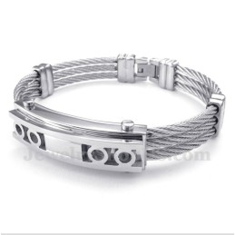 Pulseira De Cabo De Titânio Masculina