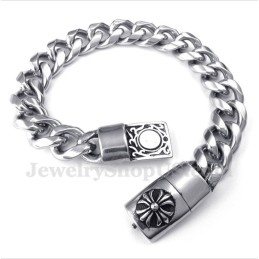 Pulseira Masculina De Ímã De Titânio