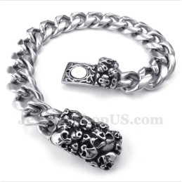 Pulseira Masculina De Ímã De Titânio