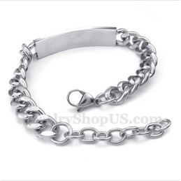 Pulseira Masculina De Titânio Com Algarismos Romanos E Diamantes