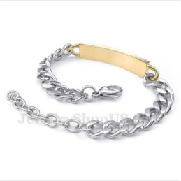 Pulseira Masculina De Titânio Com Algarismos Romanos E Diamantes