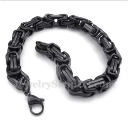 Pulseira Masculina De Titânio Preto