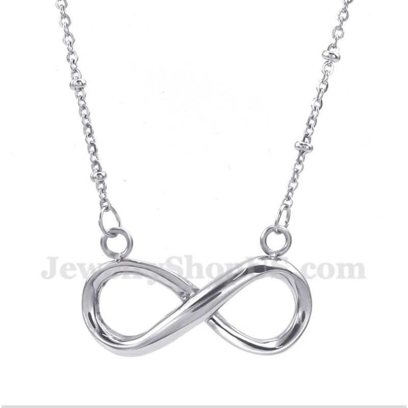 Colar Masculino Com Símbolo Do Infinito Em Titânio Colar Masculino Com Símbolo Do Infinito Em Titânio