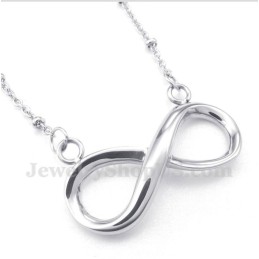 Colar Masculino Com Símbolo Do Infinito Em Titânio