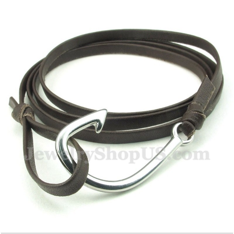 Pulseira Masculina De Couro De Titânio Pulseira Masculina De Couro De Titânio
