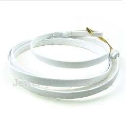 Pulseira Masculina De Couro De Titânio