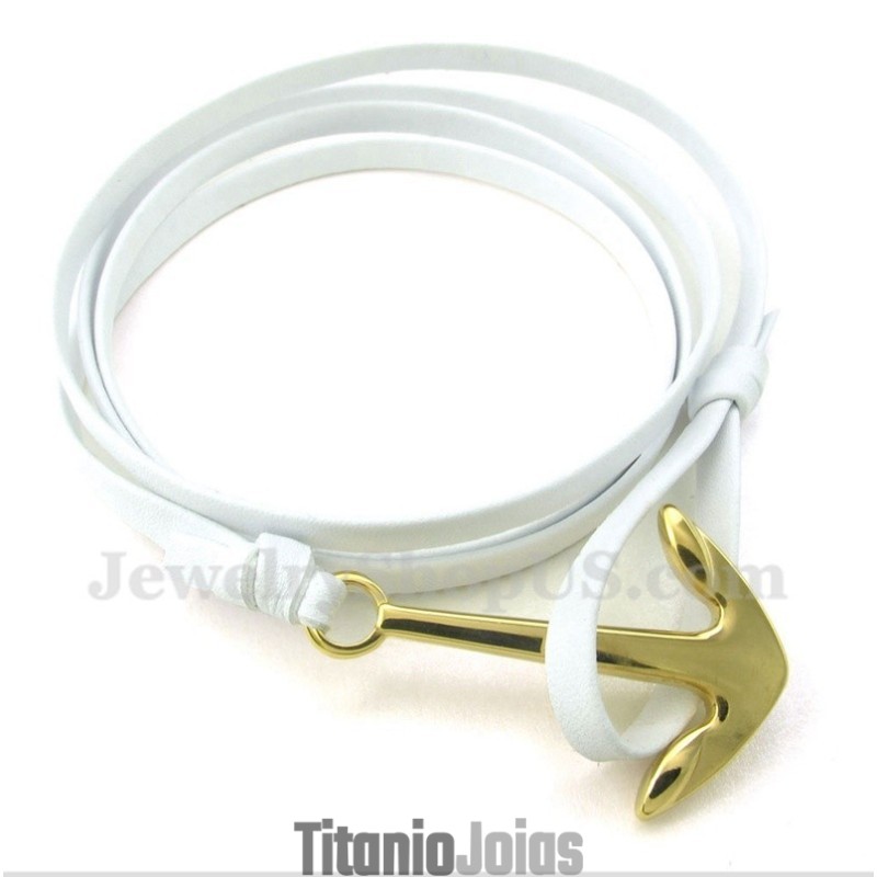 Pulseira Masculina De Couro De Titânio Pulseira Masculina De Couro De Titânio