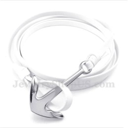 Pulseira Masculina De Couro De Titânio