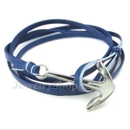 Pulseira Masculina De Couro De Titânio