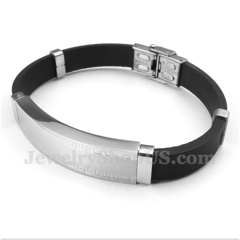 Pulseira De Borracha De Titânio Masculina Pulseira De Borracha De Titânio Masculina