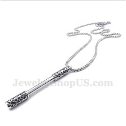 Pingente De Titânio Masculino Com Corrente Grátis