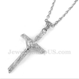 Pingente Jesus De Titânio Masculino Com Corrente Grátis