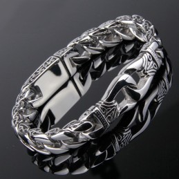 Pulseira De Titânio Masculina Chique À Venda