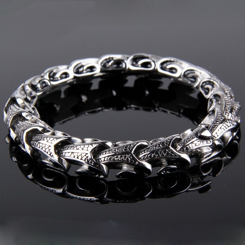 Pulseira De Corrente De Titânio Masculina Pulseira De Corrente De Titânio Masculina
