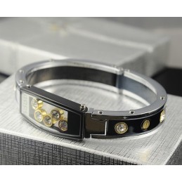 Pulseiras Masculinas De Titânio E Diamante