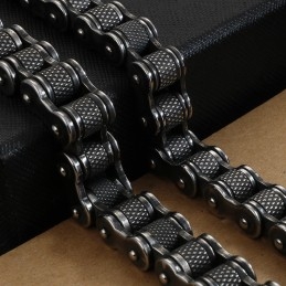 Pulseira De Bicicleta De Titânio Masculina Com Corrente De Motociclista