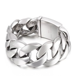 Pulseira De Titânio Masculina Estilo Chique Da Moda