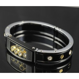 Pulseiras Masculinas De Titânio E Diamante