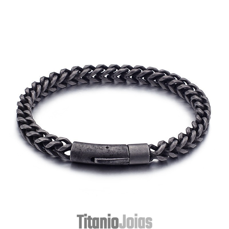 Pulseira Masculina De Titânio, Joia Retrô Hip Hop Moderna Para Meninos Pulseira Masculina De Titânio, Joia Retrô Hip Hop Moderna Para Meninos
