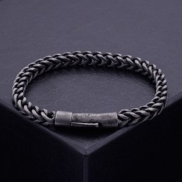 Pulseira Masculina De Titânio, Joia Retrô Hip Hop Moderna Para Meninos