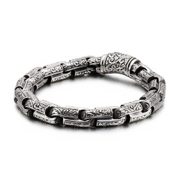Joia Estilosa De Cabeça De Dragão De Titânio Para Homens, Vintage, Moderna, Pulseira De Dragão De Titânio Fundido
