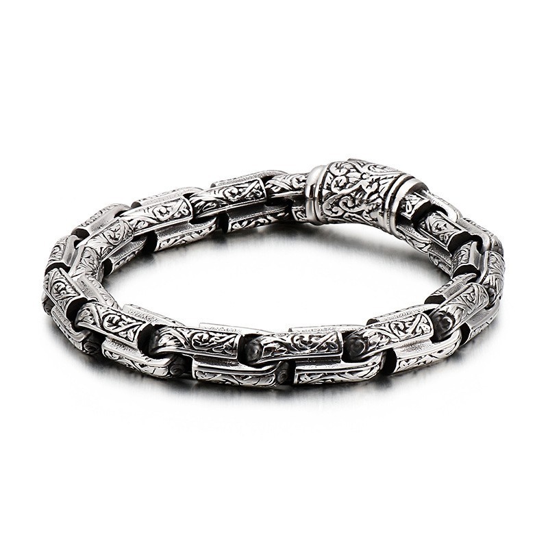 Joia Estilosa De Cabeça De Dragão De Titânio Para Homens, Vintage, Moderna, Pulseira De Dragão De Titânio Fundido Joia Estilosa De Cabeça De Dragão De Titânio Para Homens, Vintage, Moderna, Pulseira De Dragão De Titânio Fundido
