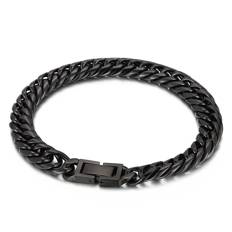Pulseiras Masculinas De Titânio Multicoloridas Com Fivela De Joias