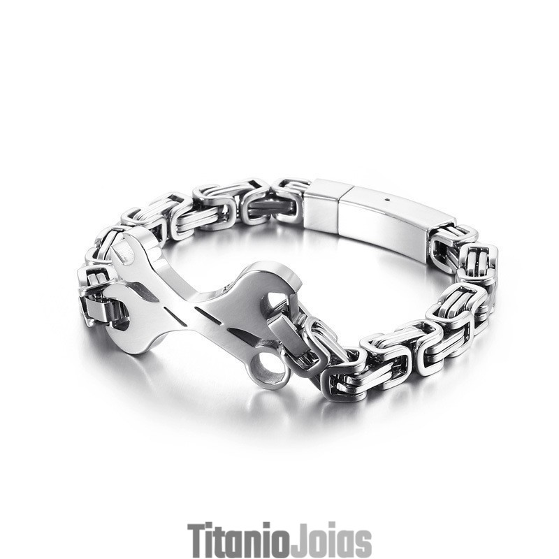 Pulseira De Titânio Masculina Da Moda À Venda Pulseira De Titânio Masculina Da Moda À Venda