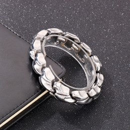 Pulseira De Titânio Estilosa E Chique Com Quilha De Vento Para Homens