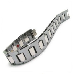 Pulseira Masculina Robusta De Carboneto De Tungstênio Com 16 Mm De Largura