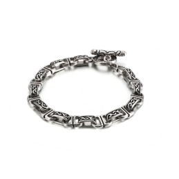 Pulseira Masculina De Titânio Ancient Chic