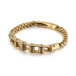 Pulseira De Corrente De Bicicleta De Titânio Da Moda Nova Para Homens E Mulheres