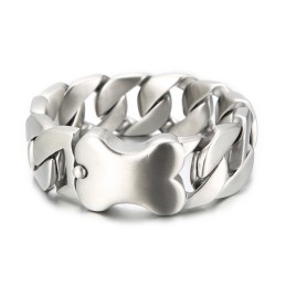 Nova Pulseira Cubana Cool Bones Pulseira Masculina