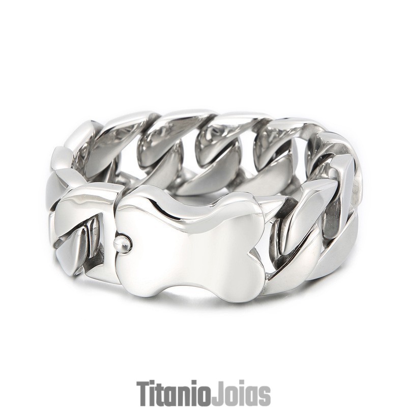 Nova Pulseira Cubana Cool Bones Pulseira Masculina Nova Pulseira Cubana Cool Bones Pulseira Masculina