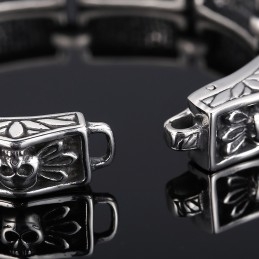 Pulseiras Masculinas De Caveira Com Renda E Vento Chique E Joias Vintage