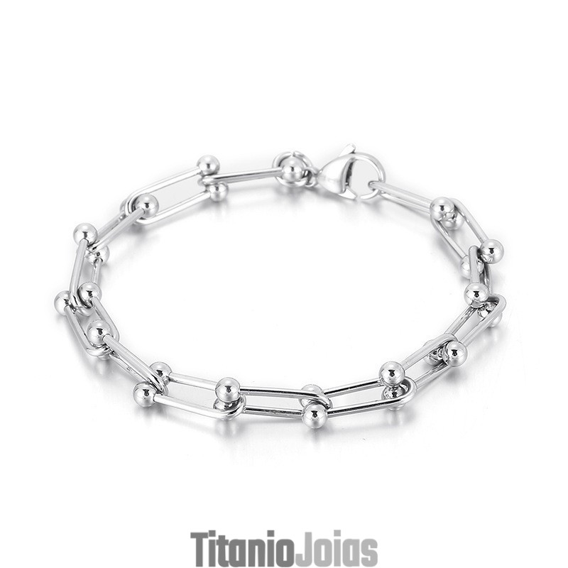 Pulseira De Fivela De Ferradura De Titânio Masculina E Feminina Pulseira De Fivela Em Formato De U Pulseira De Fivela De Ferradura De Titânio Masculina E Feminina Pulseira De Fivela Em Formato De U