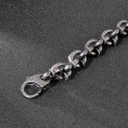 Pulseira De Titânio Masculina Vintage